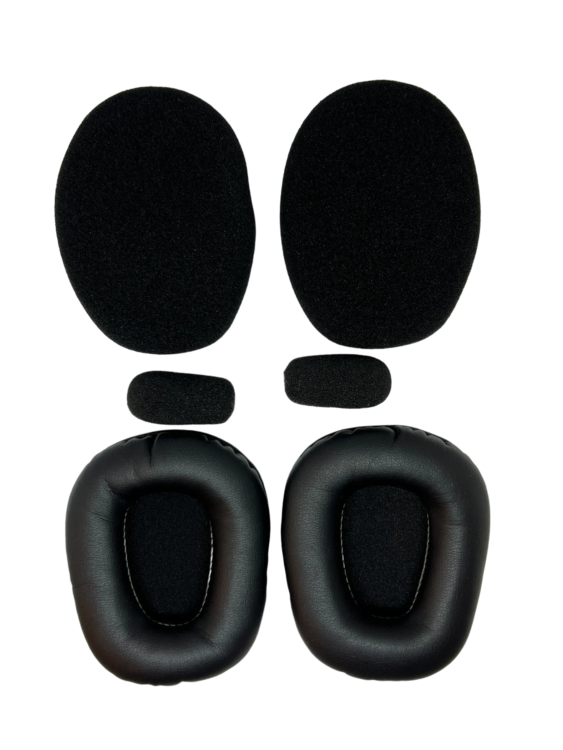 Replacement Ear Pad Cushions Foam Cover Kit for Blue Parrot B450-XT B450XT Bluetooth Headset