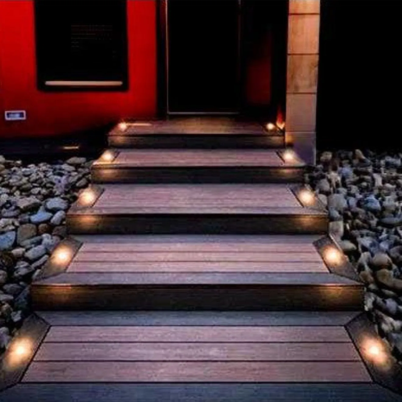 Solar Powered Deck / in-Ground Lighting Kit 10 Pack IP67 in Stainless Steel Solar Lighting Direct