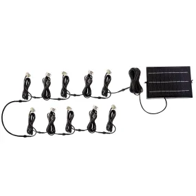 Solar Powered Deck / in-Ground Lighting Kit 10 Pack IP67 in Stainless Steel Solar Lighting Direct