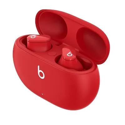 (SS_Budsrd_194252388495) Refurbished - Beats Studio Buds True Wireless Noise Cancelling Bluetooth Earbuds ( Red )