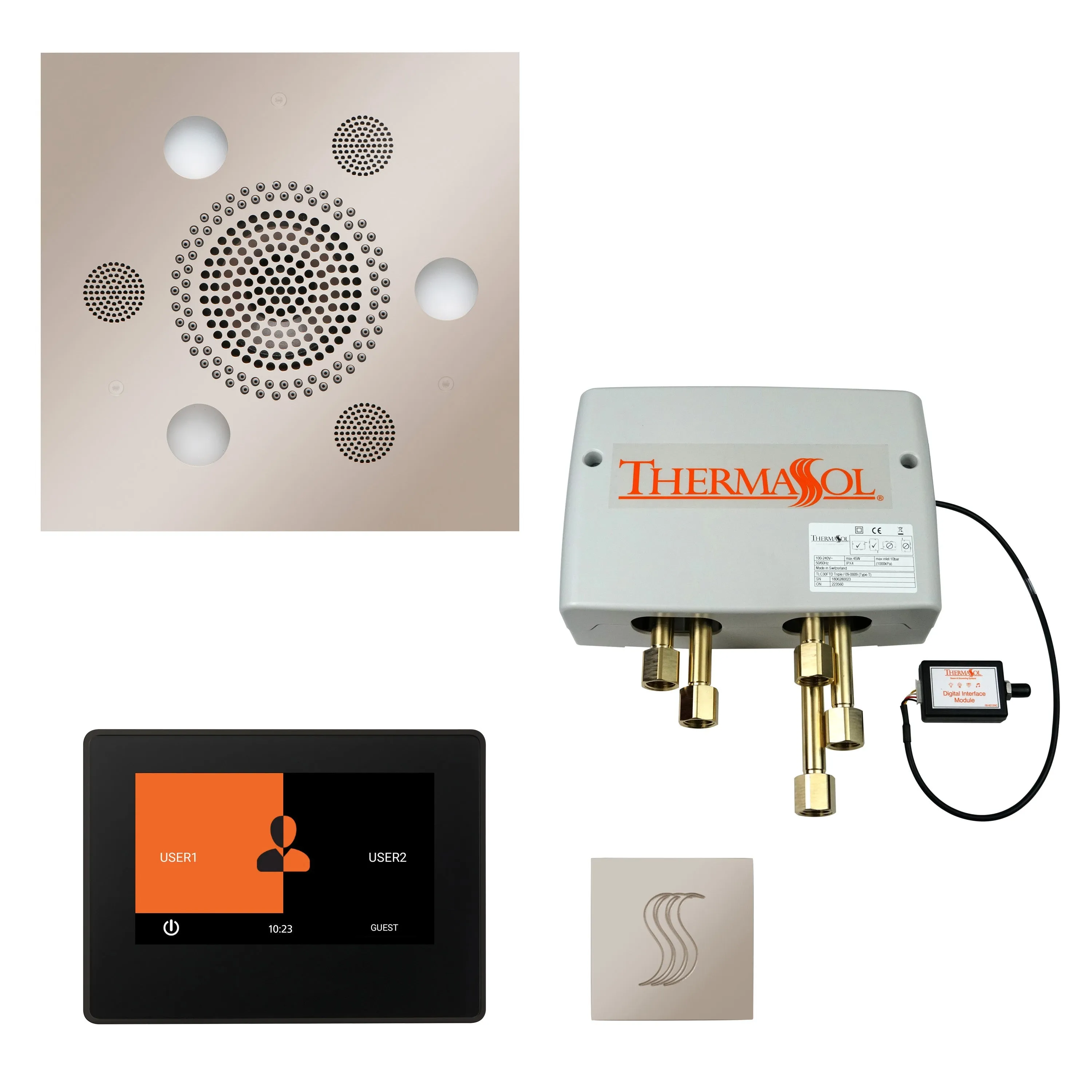 ThermaSol Total Wellness Shower Package with ThermaTouch and Serenity