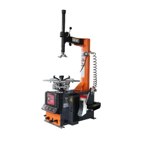 TMG Industrial Semi-Automatic Tire Changer, 12”-24” Rim Clamping Capacity, Step Pedal Control, 2 HP Motor, Certified For Canada/USA, TMG-TC24