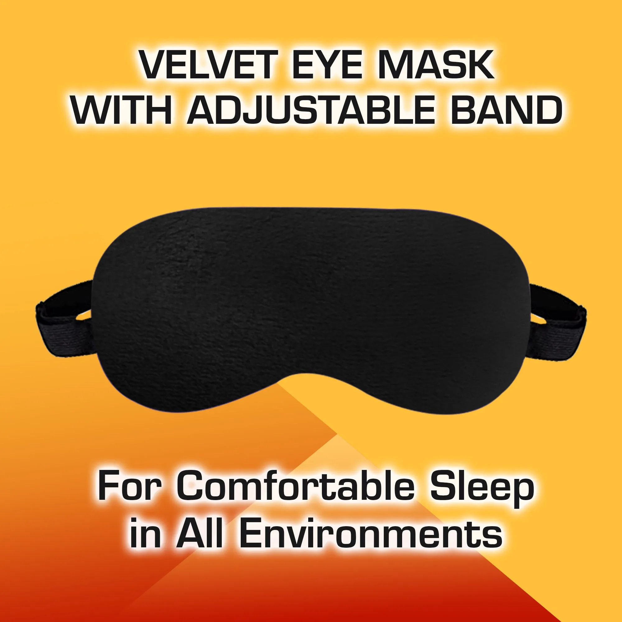 Ultrasoft Memory Foam Neck Pillow with Eye Mask and Carry Bag