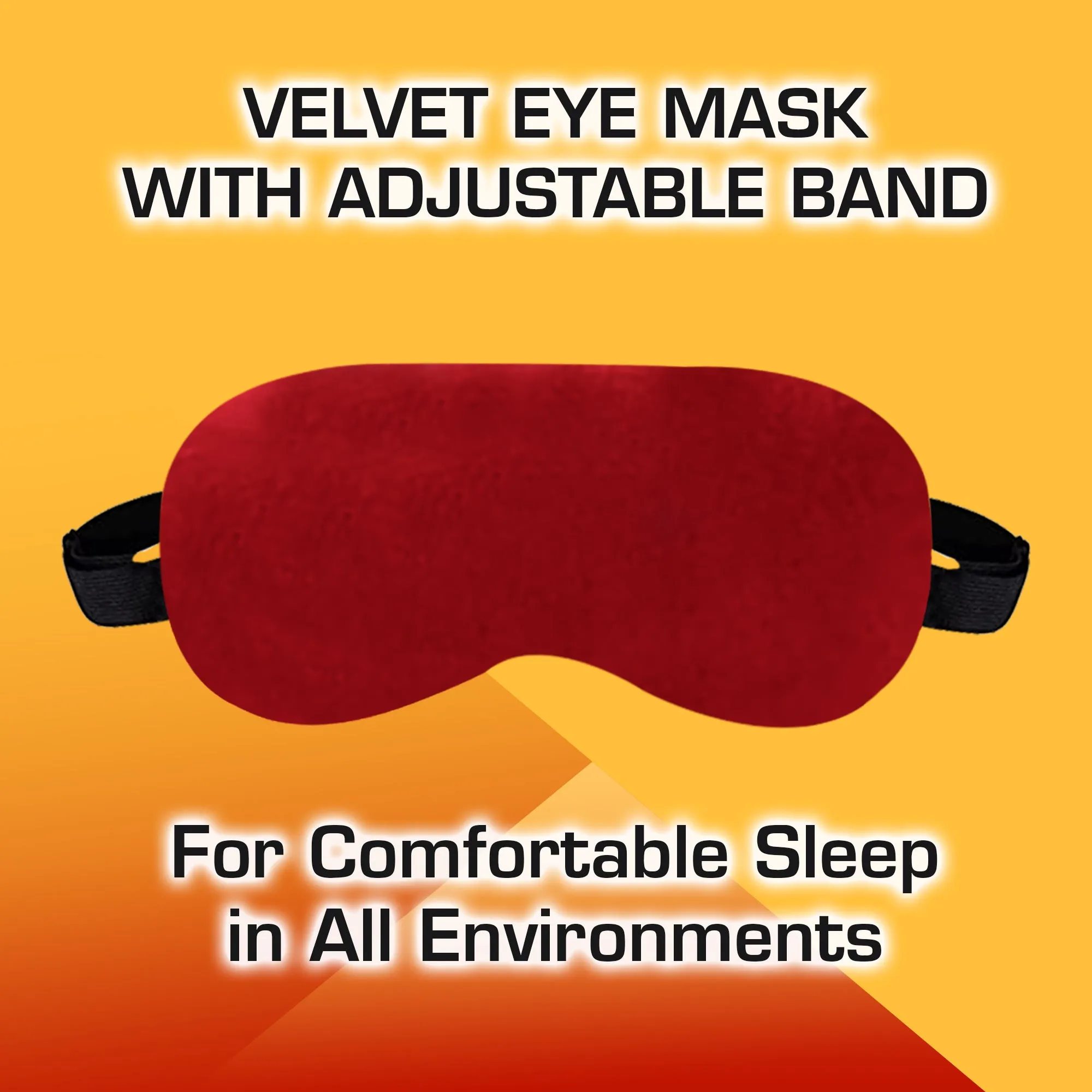 Ultrasoft Memory Foam Neck Pillow with Eye Mask and Carry Bag