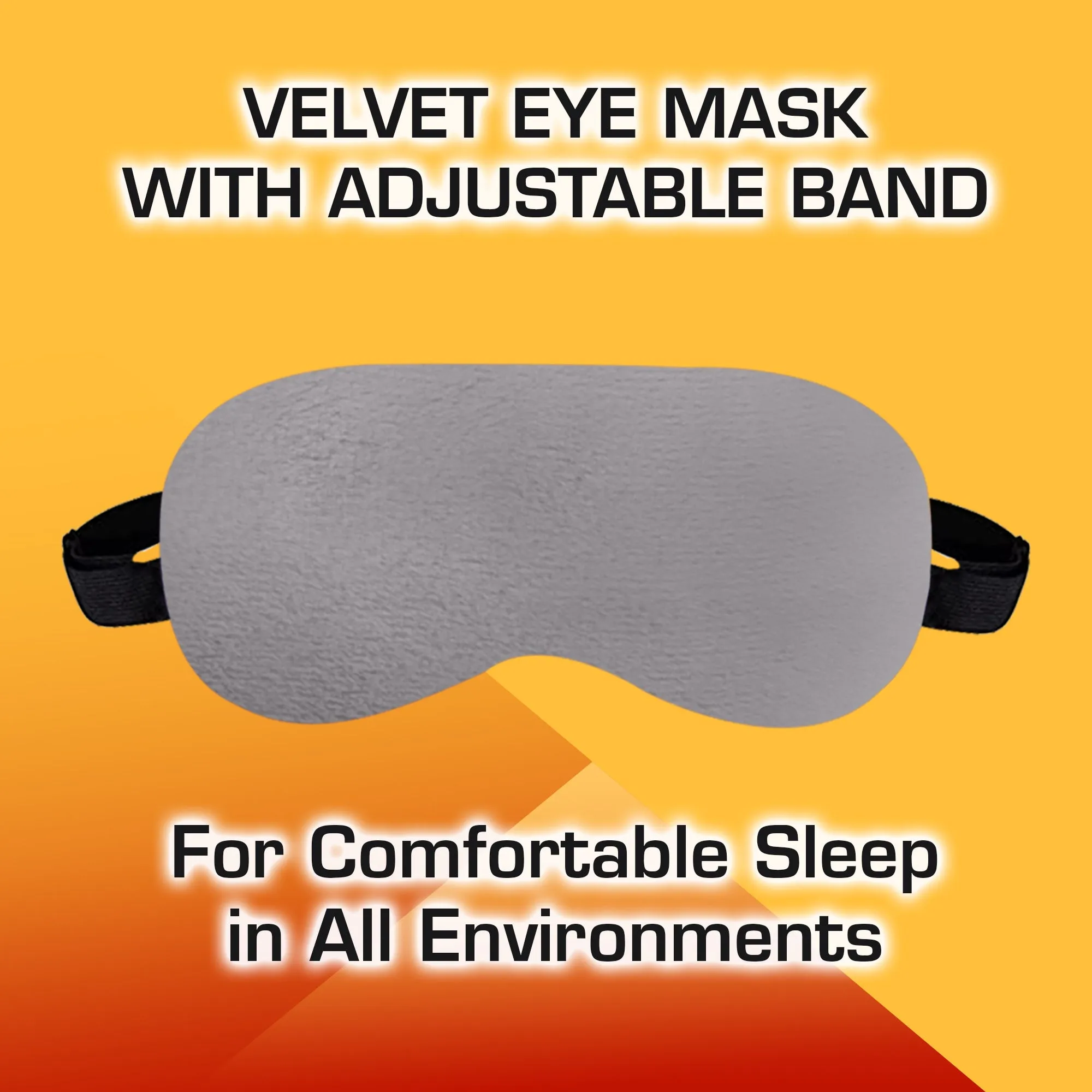 Ultrasoft Memory Foam Neck Pillow with Eye Mask and Carry Bag