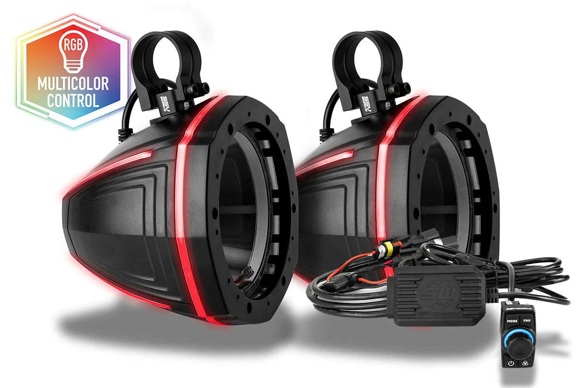 Universal 6.5in Cage-Mounted RGB Speaker-Pods