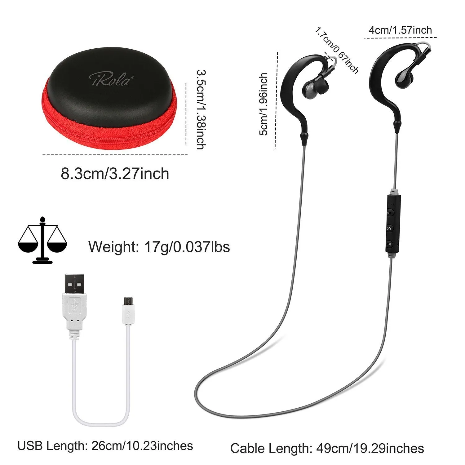 Wireless Headsets v4.1 Sport In-Ear Stereo Headphones