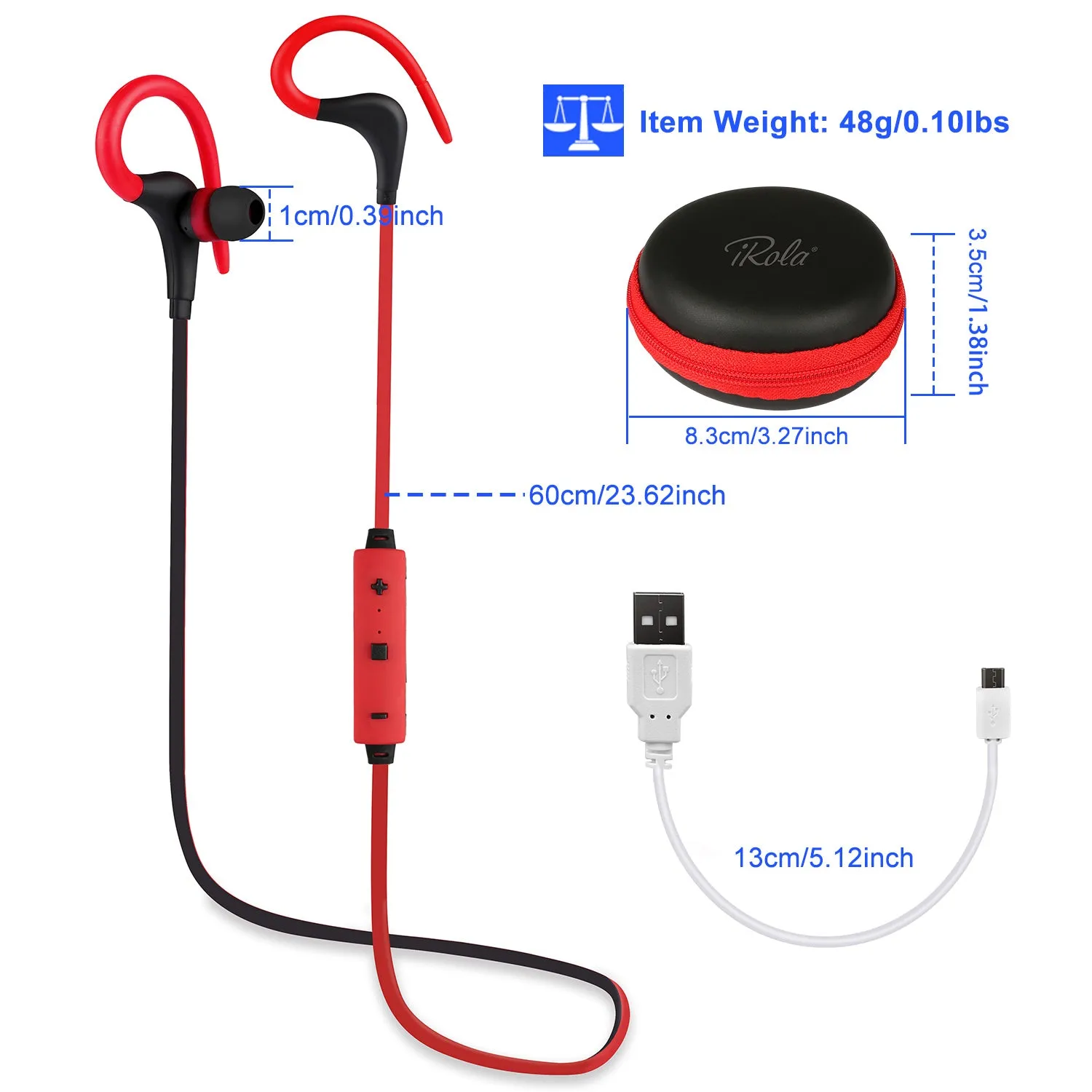 Wireless Headsets V4.1 Sport In-Ear Stereo Headphones